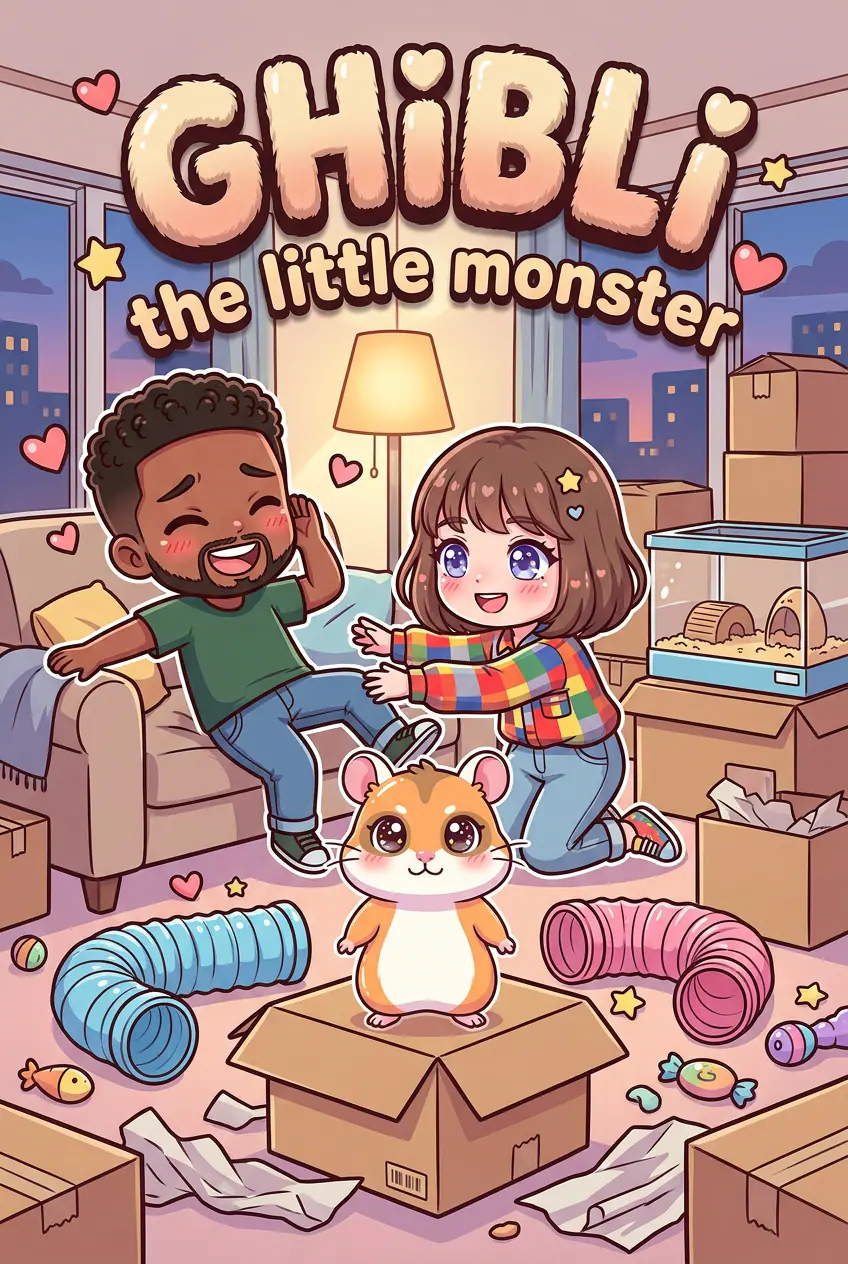 Adventure-themed pet comic cover with sunny backyard scene