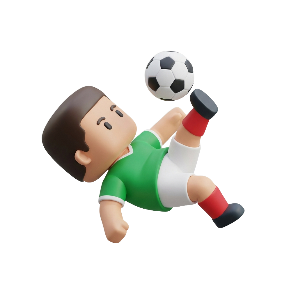 Messico player bicycle kick