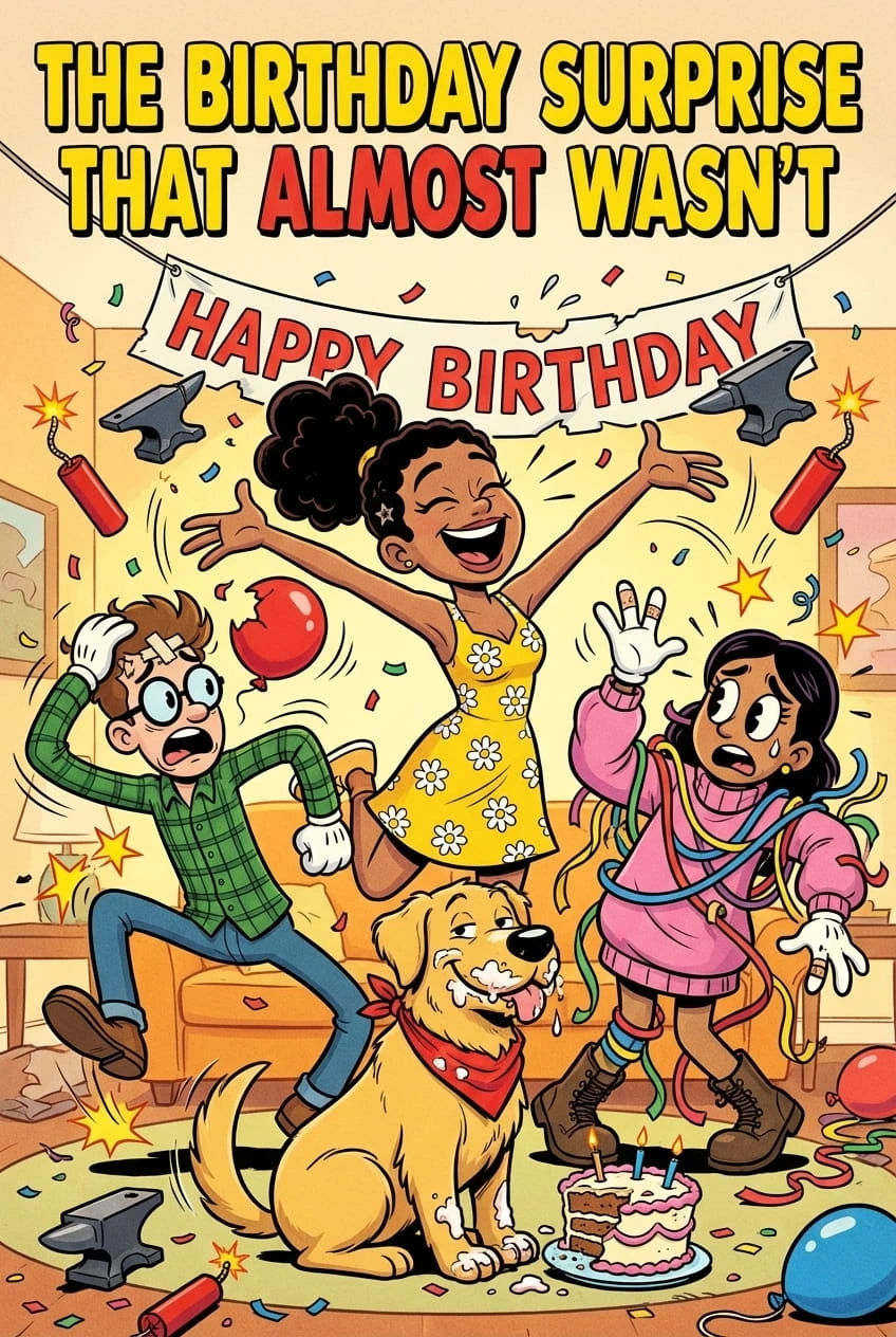 The birthday surprise that almost wasn't