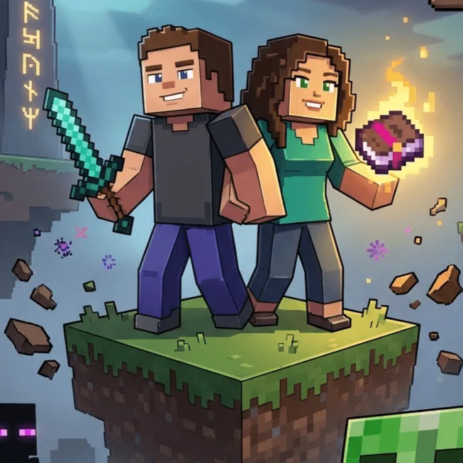 Pixel comic style