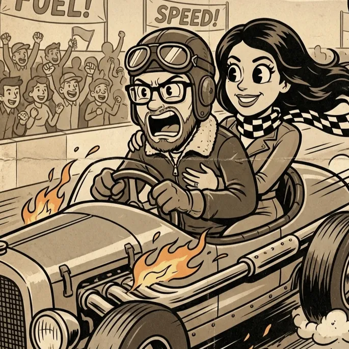 Vintage Cartoon comic style